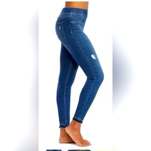 SPANX Blue Jeggings Stretchy Slim Fit S